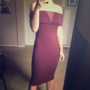 Bailey/44 off shoulder jersey dress size small